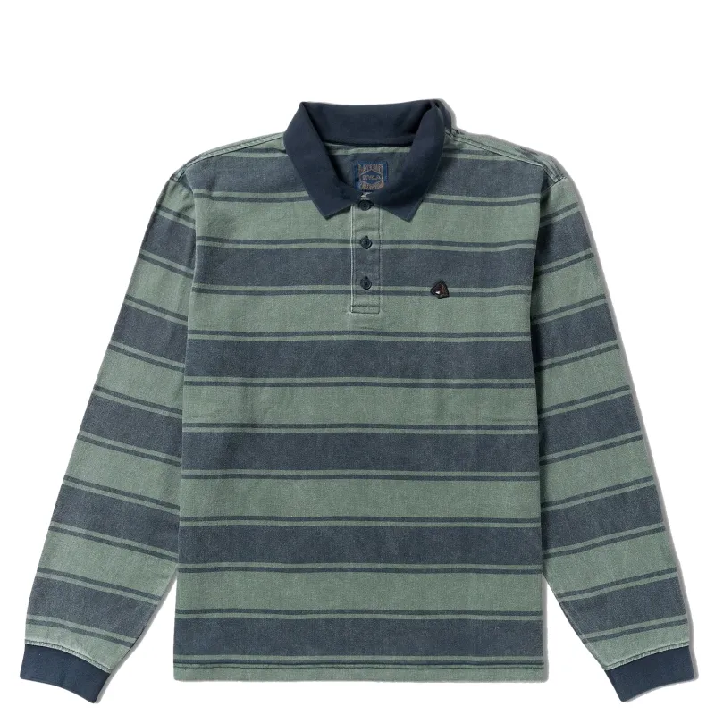 RVCA KSL LONG SLEEVE POLO SHIRT