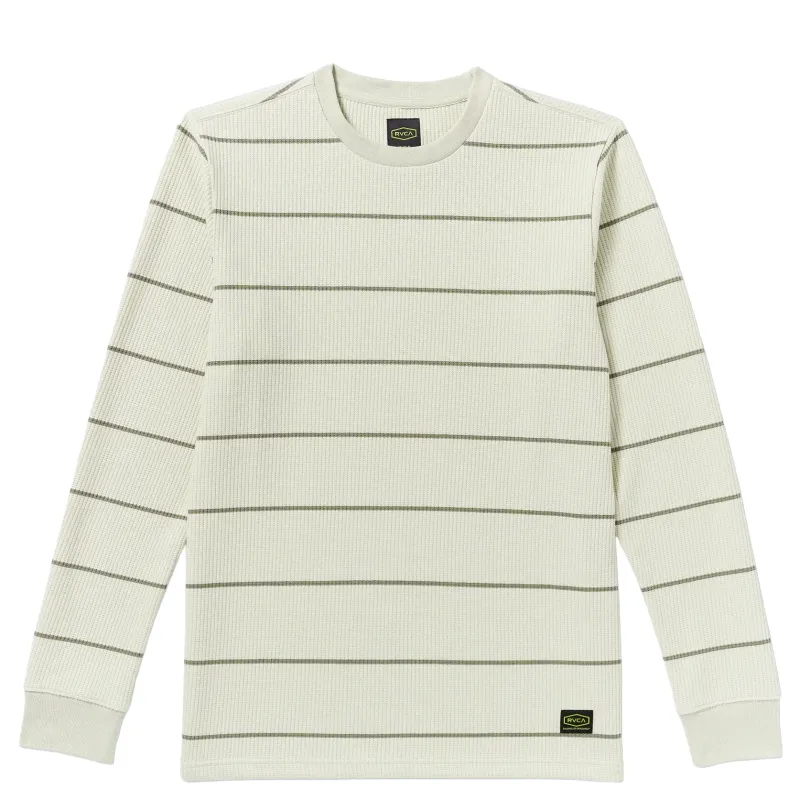 RVCA DAYSHIFT THERMAL STRIPE LONG SLEEVE