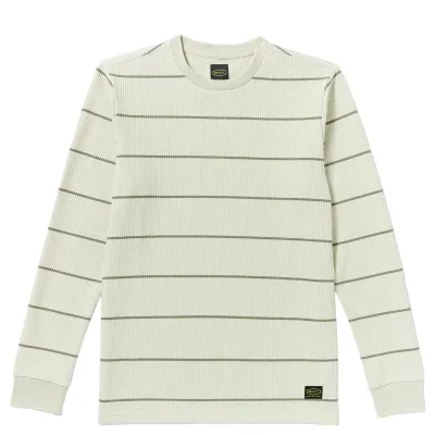 RVCA DAYSHIFT THERMAL STRIPE LONG SLEEVE