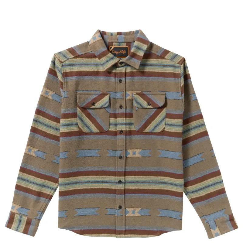 RVCA DAYSHIFT BLANKET FLANNEL SHIRT