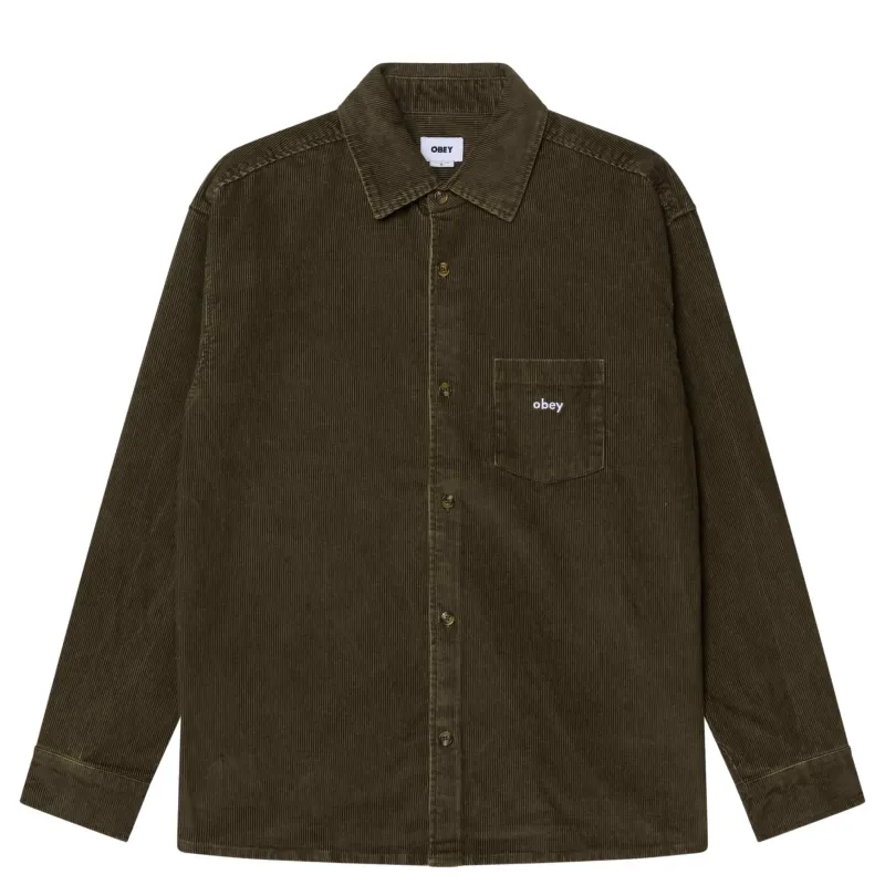 OBEY BUCKLEY CORDUROY SHIRT 