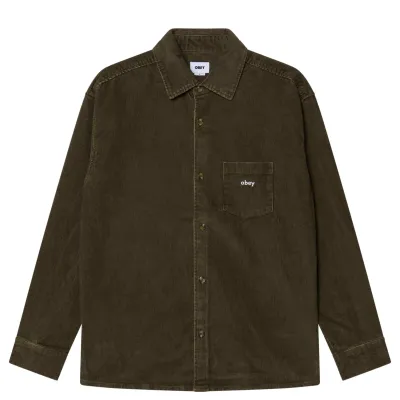 OBEY BUCKLEY CORDUROY SHIRT