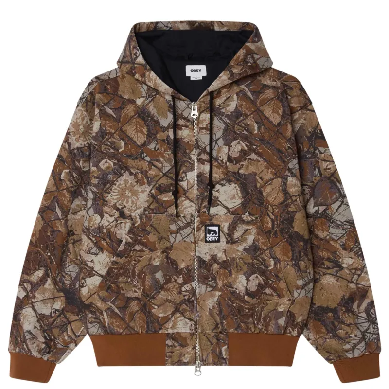 OBEY GLEN ZIP UP JACKET