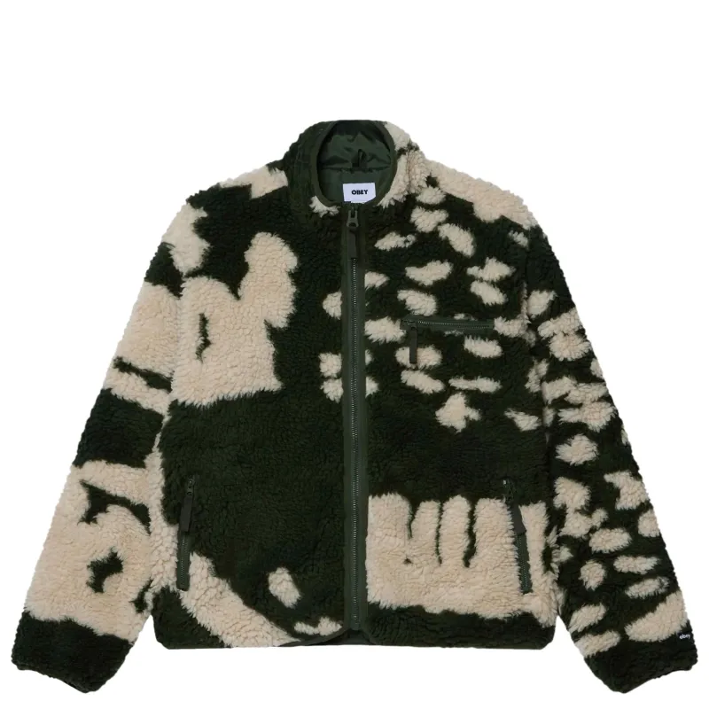 OBEY SHAGGY SHERPA JACKET   