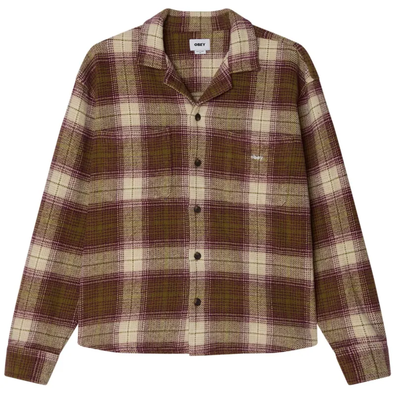 OBEY LAUREL FLANNEL SHIRT 