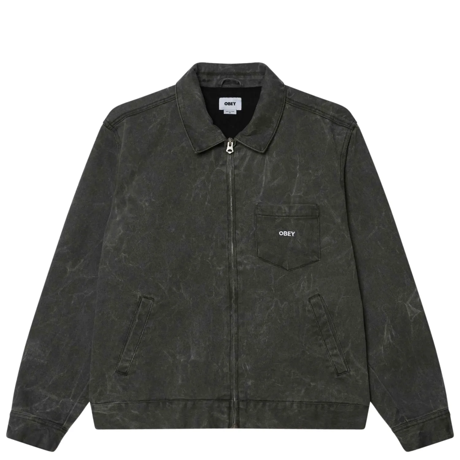 OBEY WORKMAN ZIP JACKET