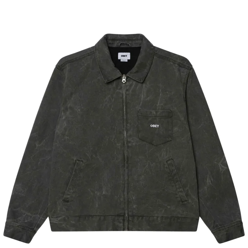 OBEY WORKMAN ZIP JACKET  