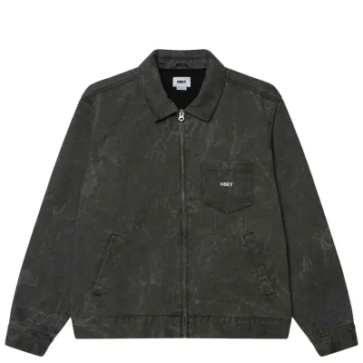 OBEY WORKMAN ZIP JACKET
