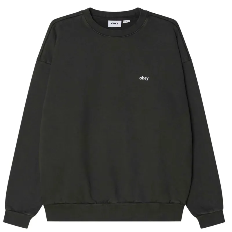 OBEY LOWERCASE PIGMENT CREW 