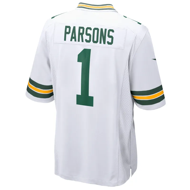 NIKE GREEN BAY PACKERS MICAH PARSONS #1 AWAY JERSEY