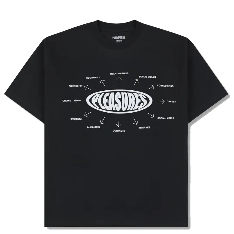 PLEASURES OVERVIEW LOGO TEE