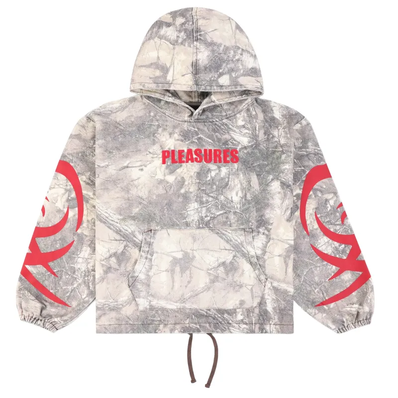 PLEASURES HUNT CANVAS PONCHO HOODIE  