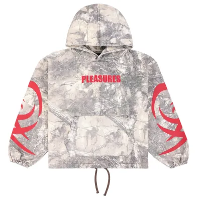 PLEASURES HUNT CANVAS PONCHO HOODIE