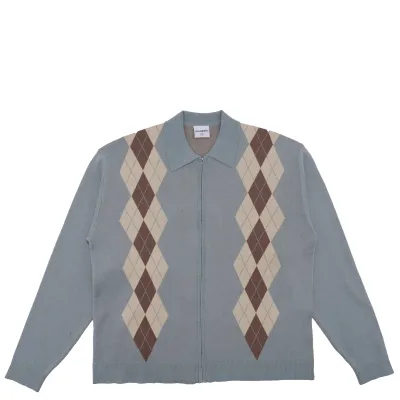 STUDENTS GOLF WRIGHT KNITTED LONG SLEEVE POLO SWEATER