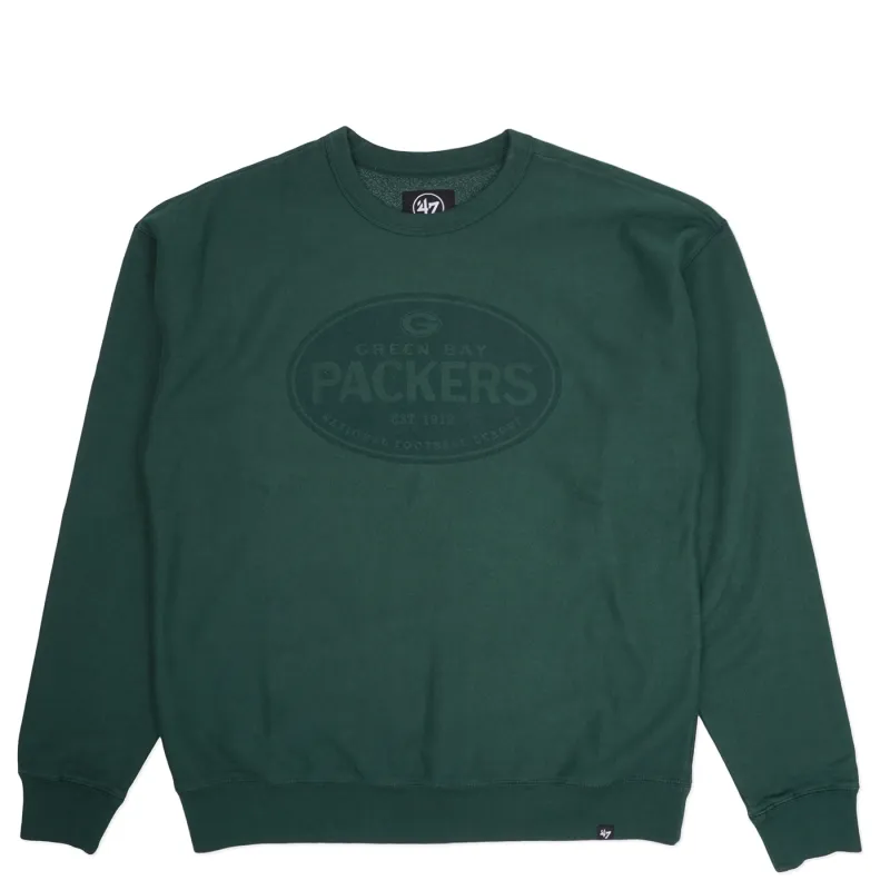 &#39;47 BRAND GREEN BAY PACKERS BREAKING TRAIL RAVINE CREWNECK SWEATSHIRT