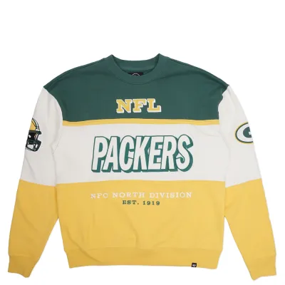 &#39;47 BRAND GREEN BAY PACKERS BREEZE BY MAXIMALIST CREWNECK SWEATSHIRT
