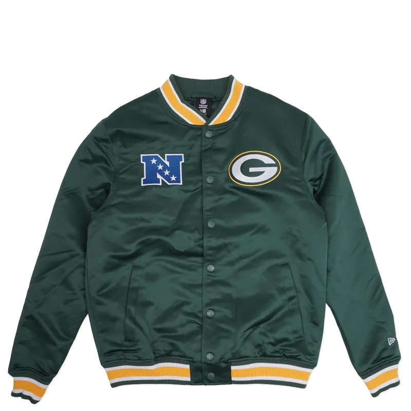 NEW ERA GREEN BAY PACKERS SPORT CLASS SATIN JACKET