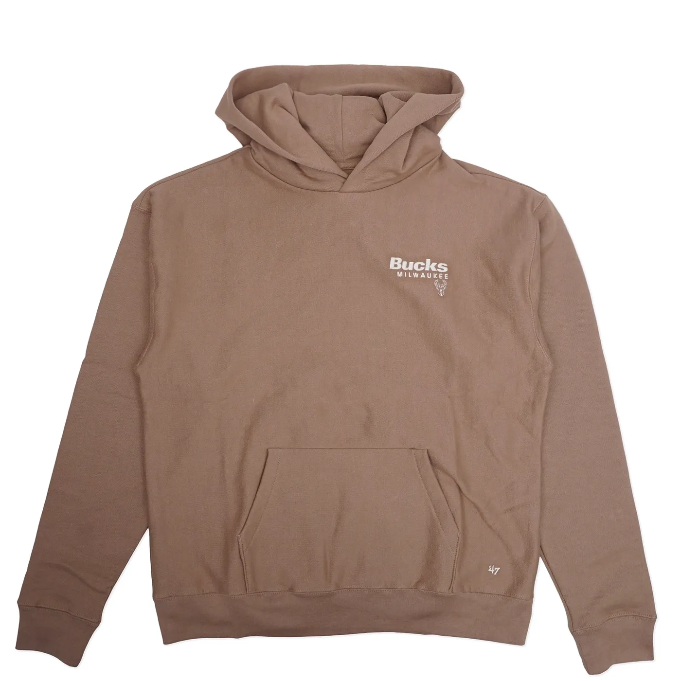 &#39;47 BRAND MILWAUKEE BUCKS TRIPLE DOUBLE PULLOVER HOODIE