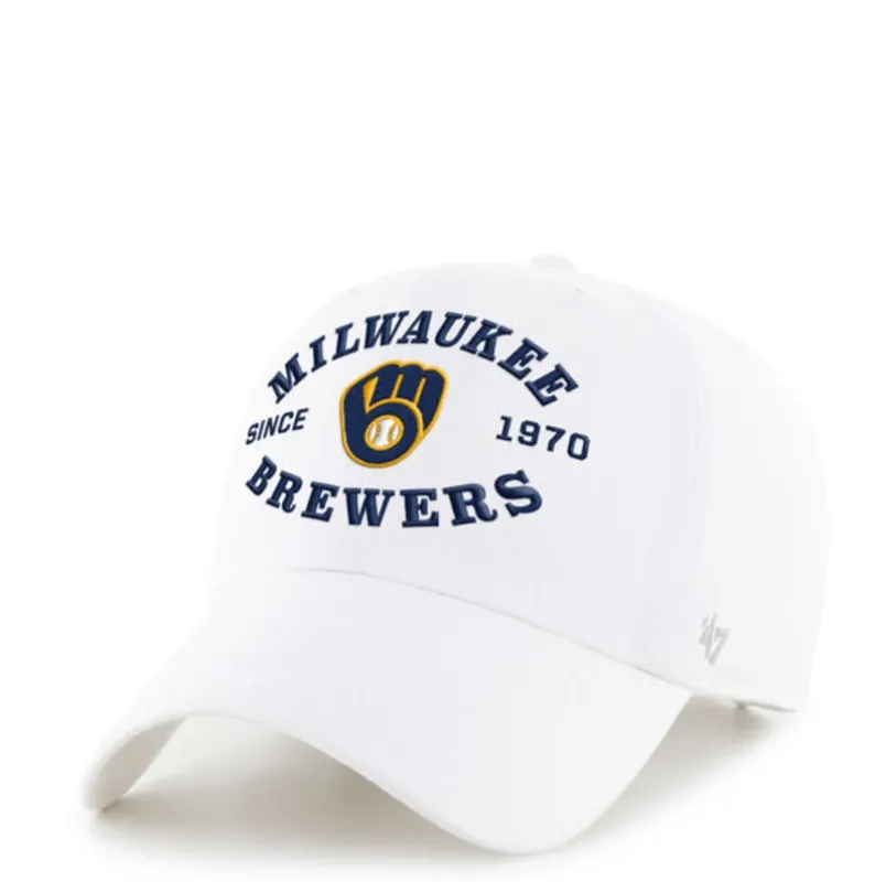 '47 BRAND MILWAUKEE BREWERS BROCKMAN CLEAN UP ADJUSTABLE HAT
