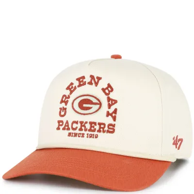 &#39;47 BRAND GREEN BAY PACKERS RANCHERO TWO-TONE HITCH SNAPBACK HAT