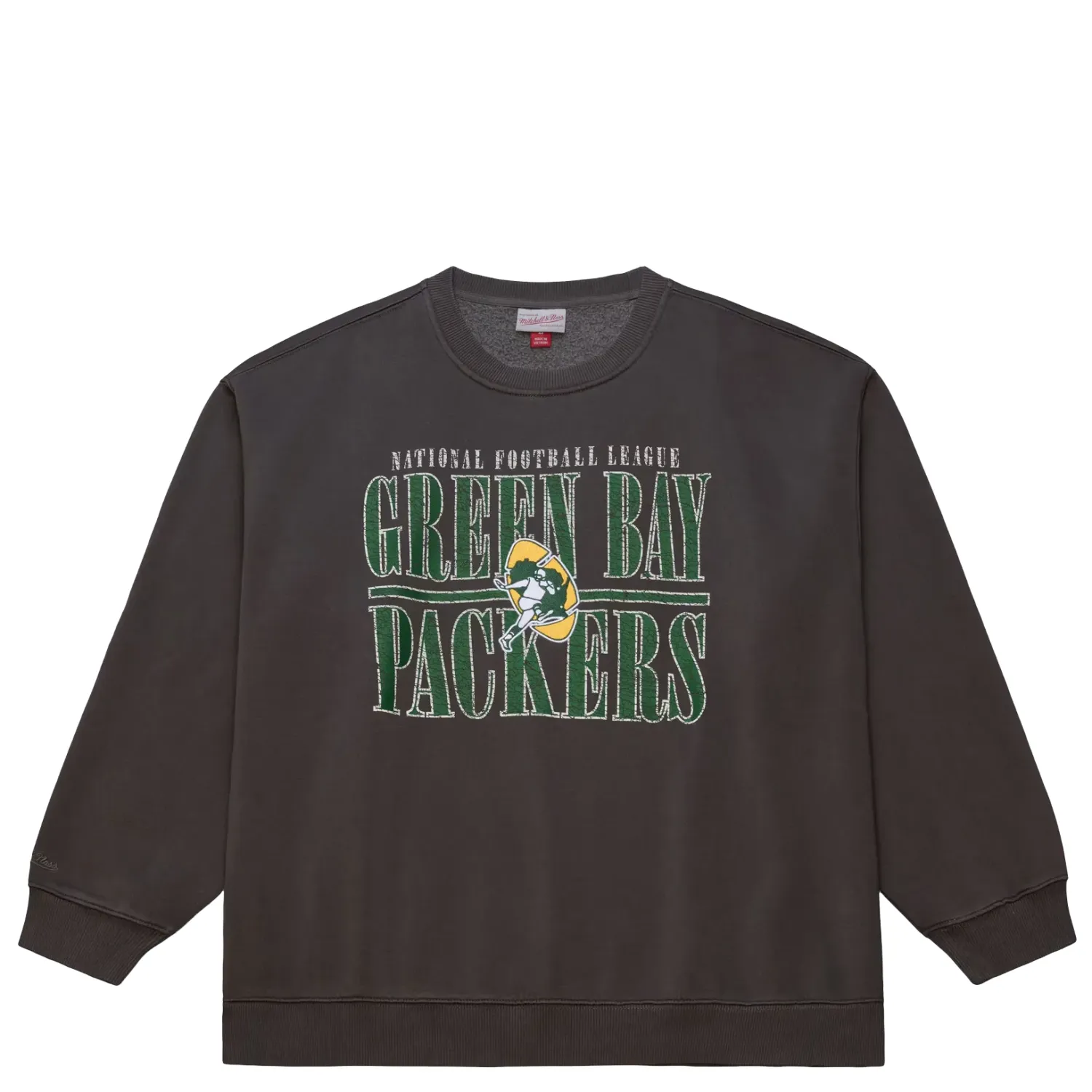 MITCHELL &amp; NESS GREEN BAY PACKERS DOWNTOWN CREWNECK SWEATSHIRT