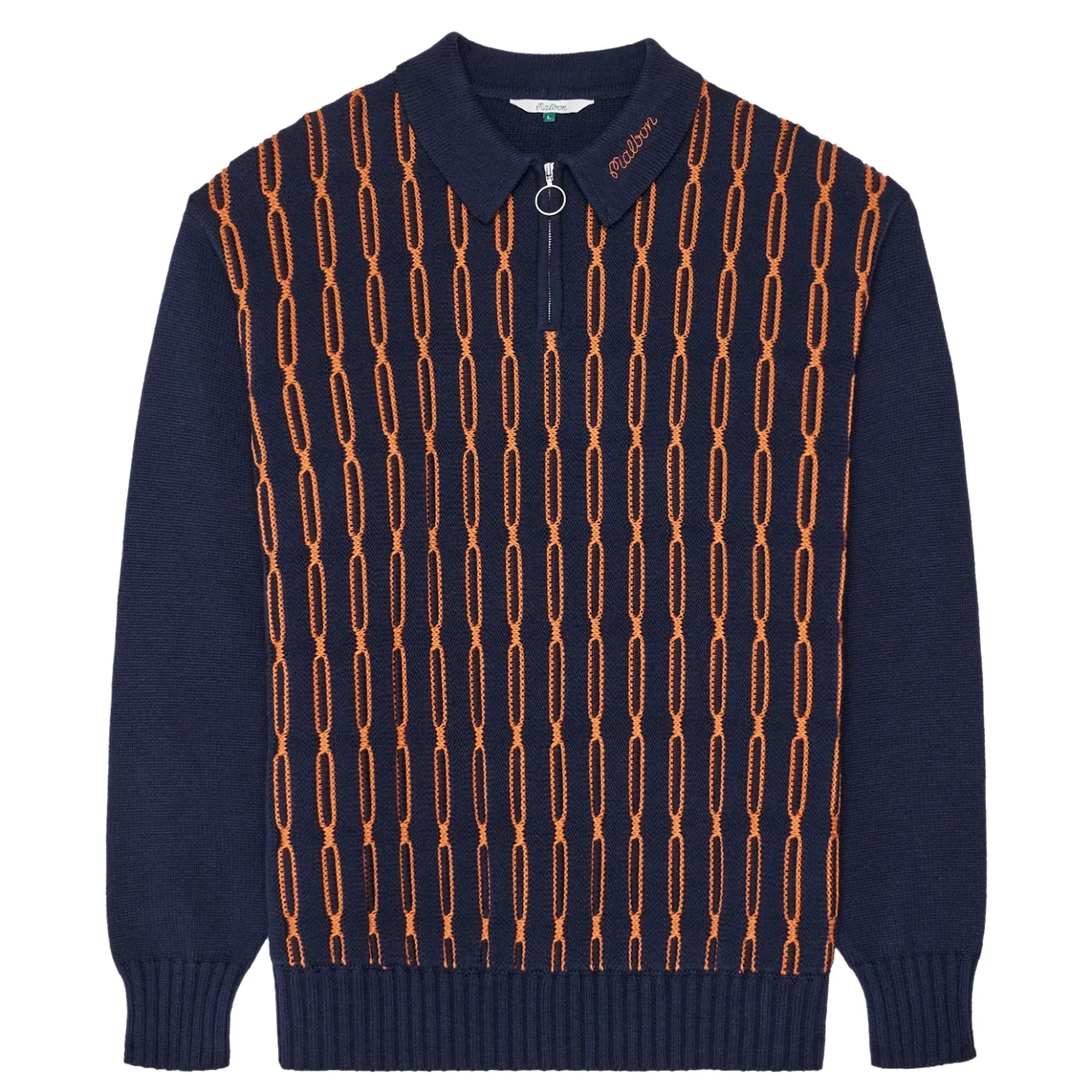 MALBON GOLF LINKS POLO SWEATER