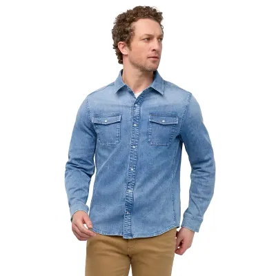 DUER PERFORMANCE DENIM LITE SHIRT