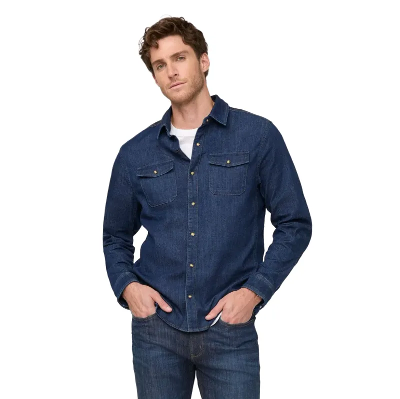 DUER PERFORMANCE DENIM LITE SHIRT