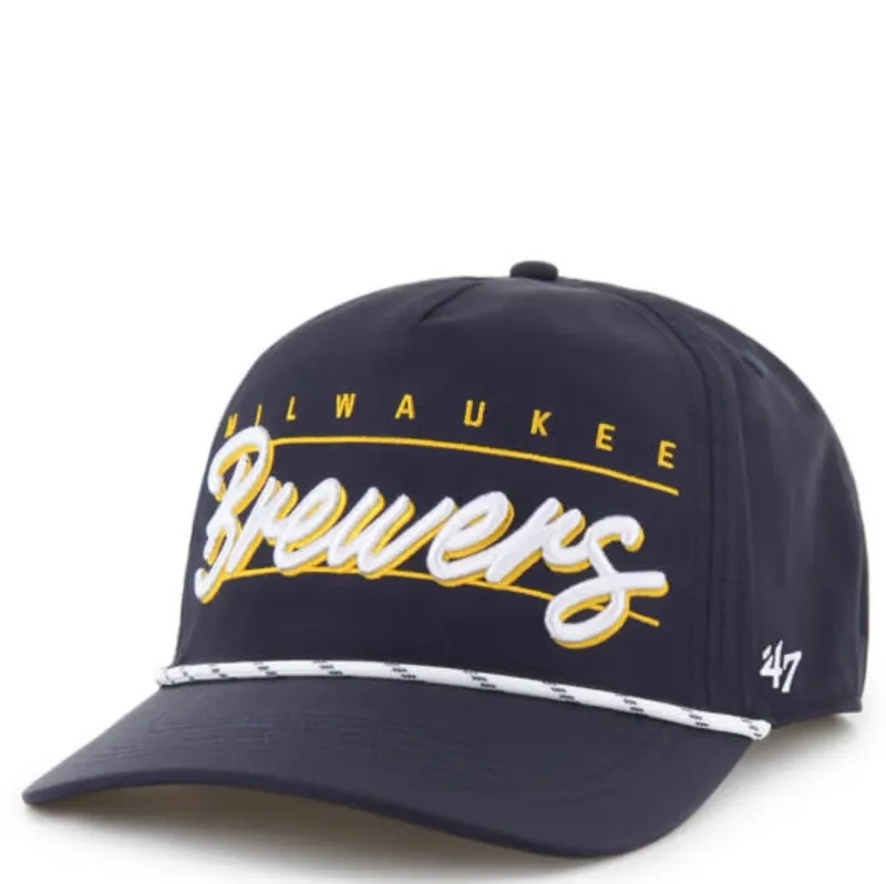 '47 BRAND MILWAUKEE BREWERS CONDOR HITCH SNAPBACK HAT