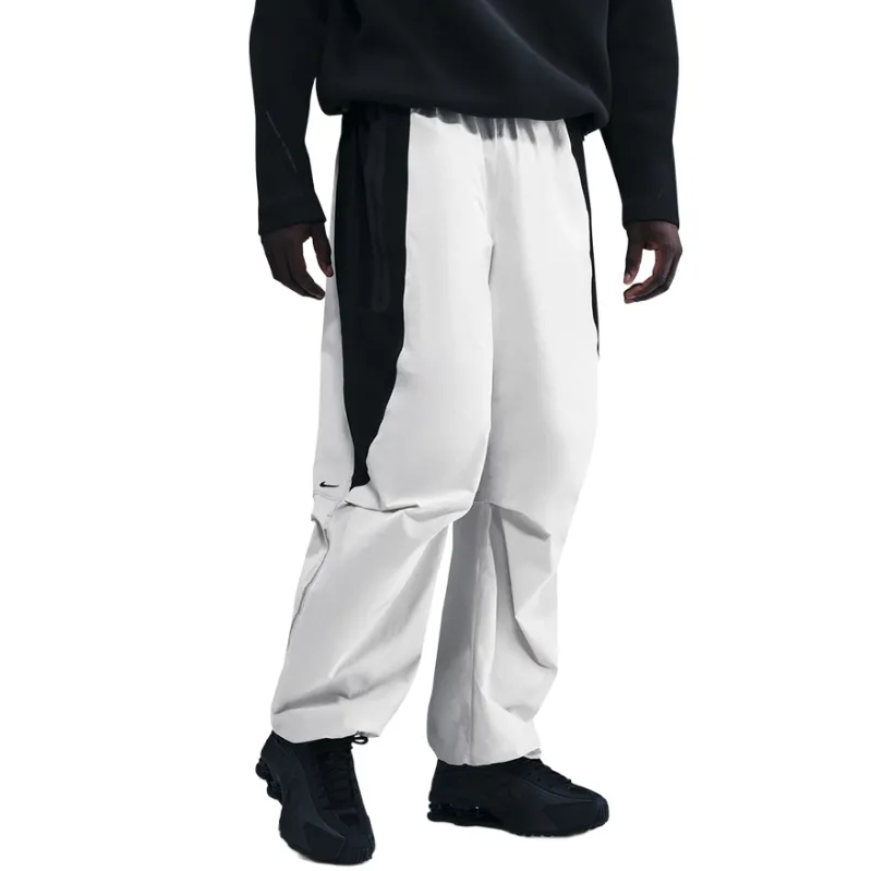 NIKE TECH WOVEN DRI-FIT COLOR-BLOCK OVERSIZED PANT