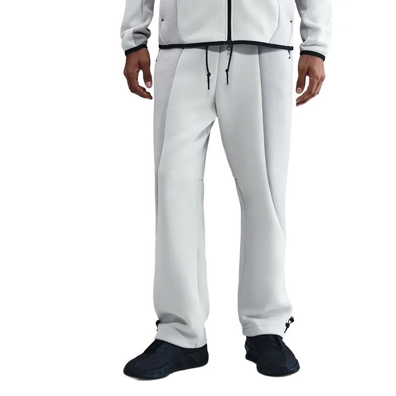 NIKE TECH FLEECE COLOR-BLOCK OPEN-HEM PANT  