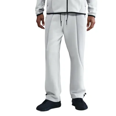 NIKE TECH FLEECE COLOR-BLOCK OPEN-HEM PANT