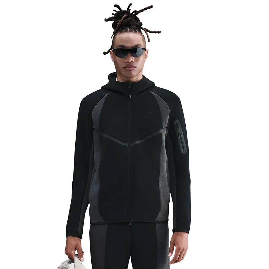 NIKE TECH FLEECE COLOR-BLOCK PRO WINDRUNNER JACKET 