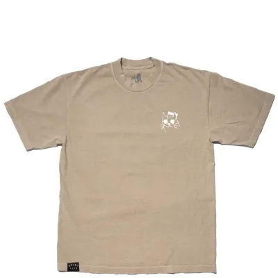 THE QUIET LIFE MUSIC CAT EMBROIDERED TEE