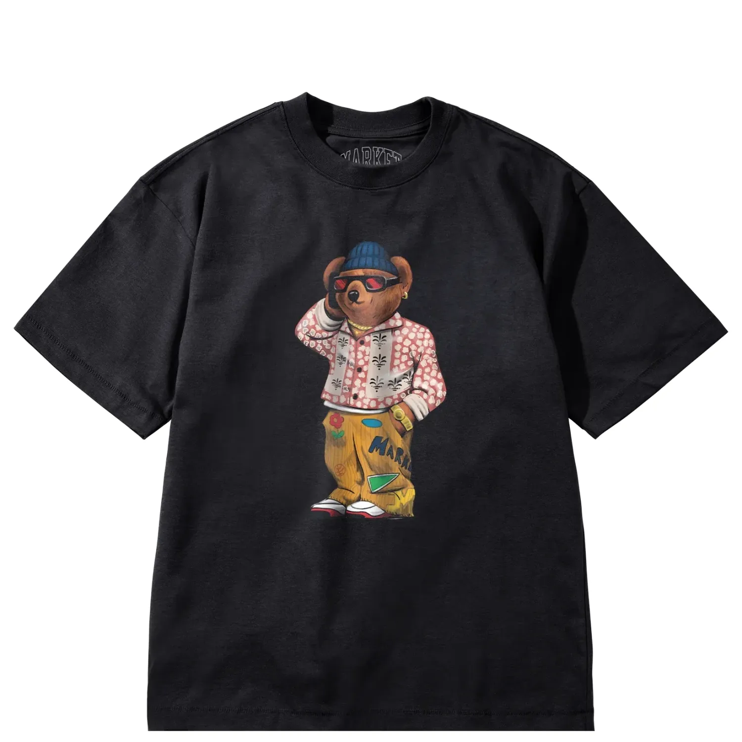 MARKET FOLK FITTED BEAR TEE 