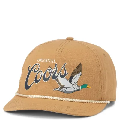 AMERICAN NEEDLE COORS CANVAS CAPPY SNAPBACK HAT