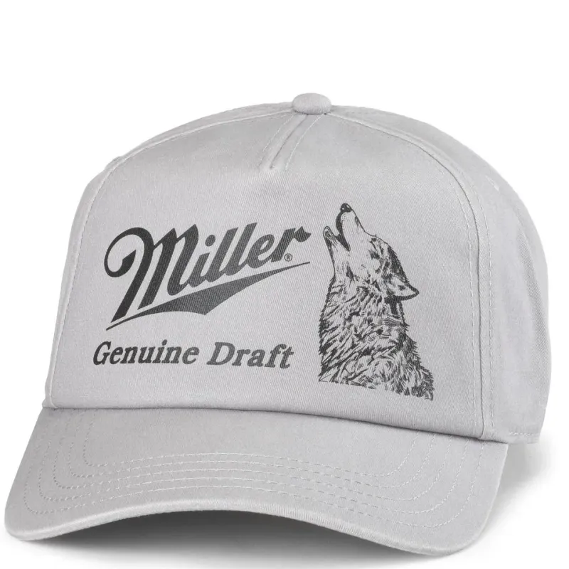 AMERICAN NEEDLE MILLER GENUINE DRAFT WALKER SNAPBACK HAT