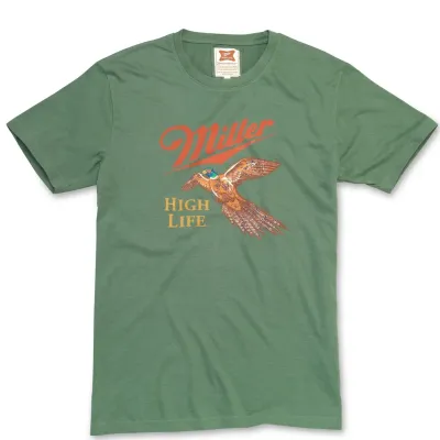 AMERICAN NEEDLE MILLER HIGH LIFE PHEASANT BRASS TACKS TEE
