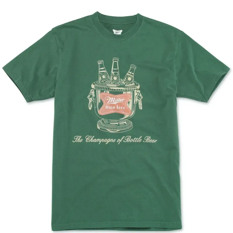AMERICAN NEEDLE MILLER HIGH LIFE RED LABLE CHAMPAGNE TEE