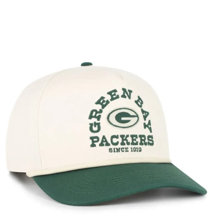 &#39;47 BRAND GREEN BAY PACKERS RANCHERO TWO-TONE HITCH SNAPBACK HAT
