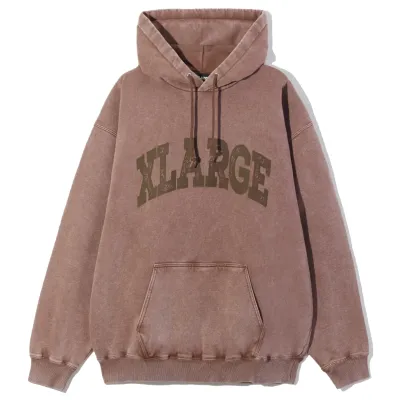 XLARGE DYED COLLAGE LOGO PULLOVER HOODIE