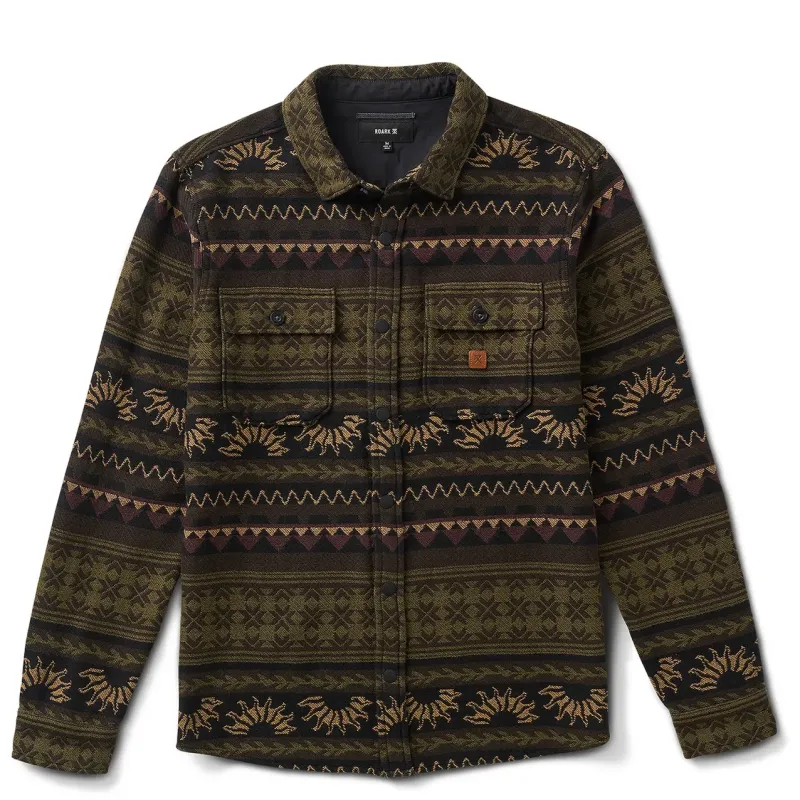 ROARK NORDSMAN JACQUARD LONG SLEEVE FLANNEL SHIRT