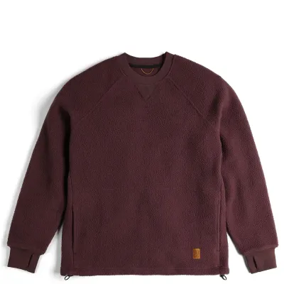 TOPO DESIGNS MOUNTAIN FLEECE CREWNECK