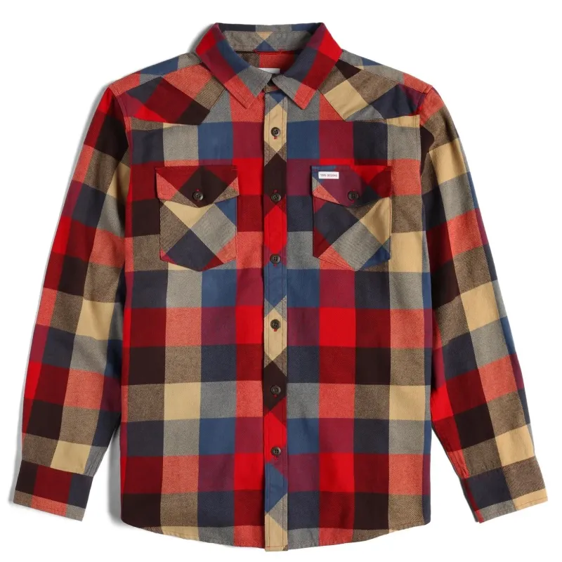 TOPO DESIGNS MOUNTAIN LONG SLEEVE FLANNEL SHIRT