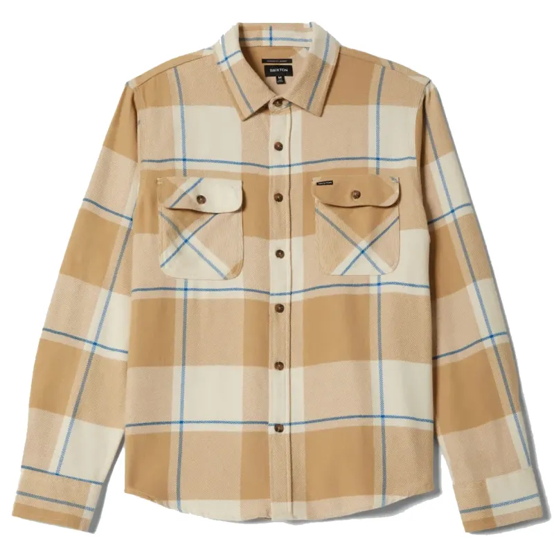 BRIXTON BOWERY LONG SLEEVE FLANNEL SHIRT