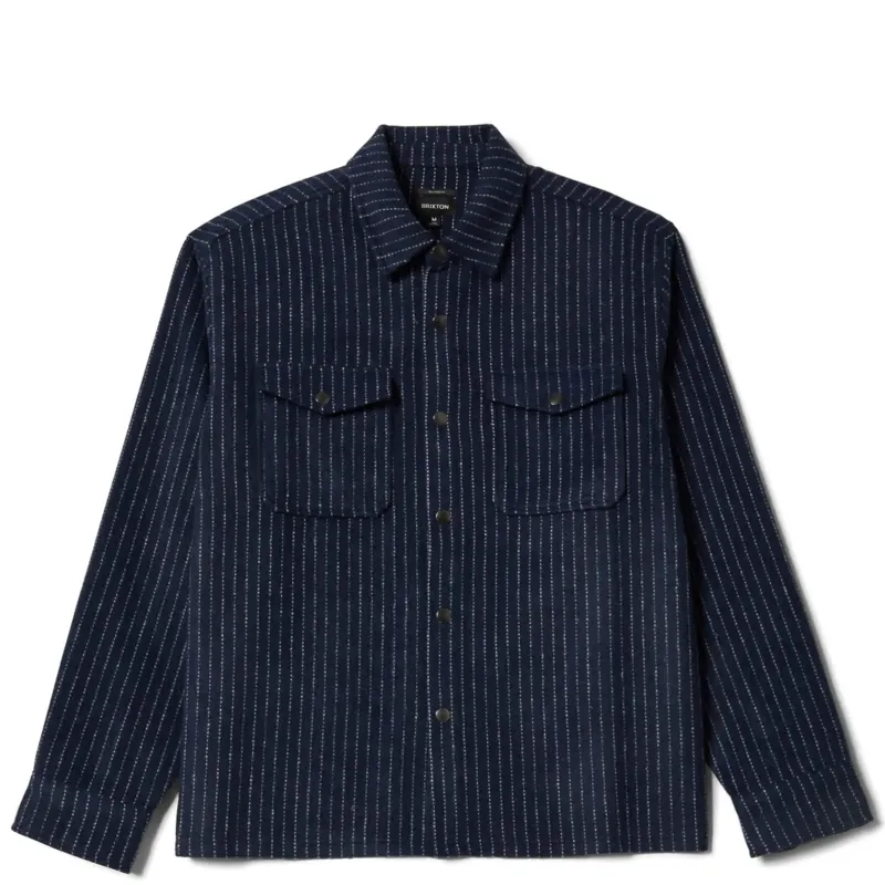BRIXTON SELDEN BRUSHED LONG SLEEVE FLANNEL SHIRT