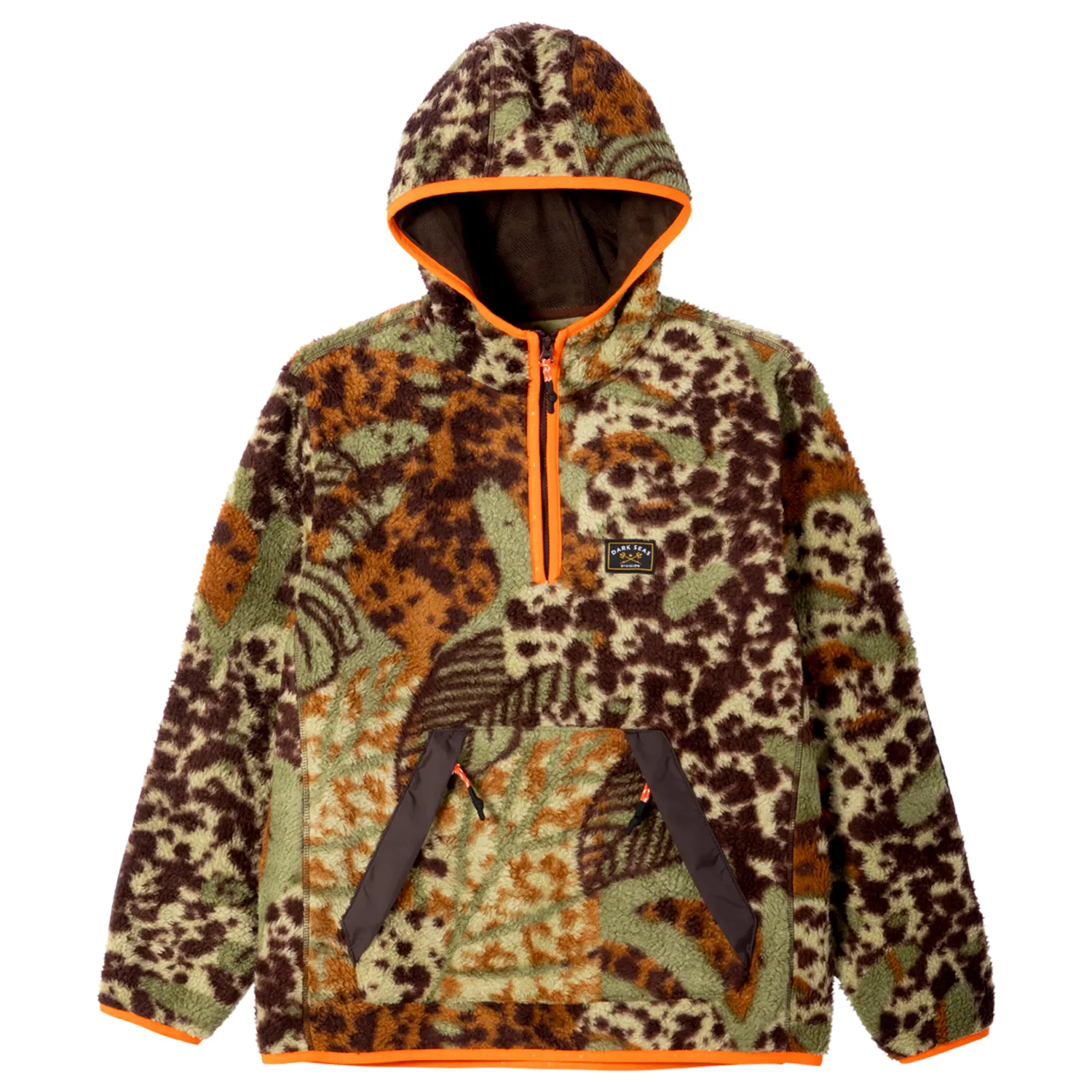 DARK SEAS GLENDORA 1/4-ZIP HOODED FLEECE