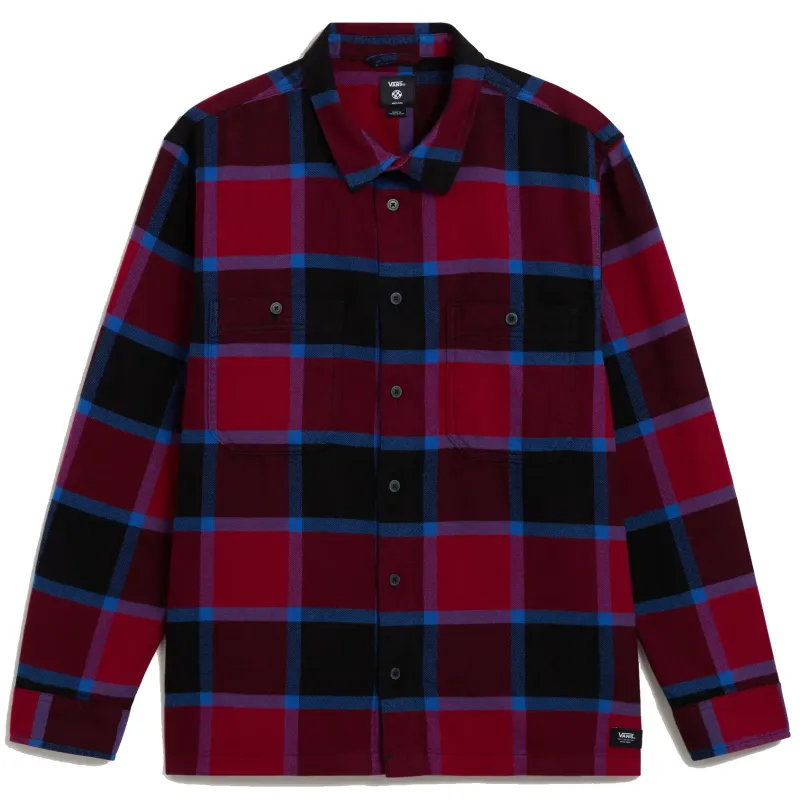 VANS LARKSPUR LONG SLEEVE FLANNEL SHIRT