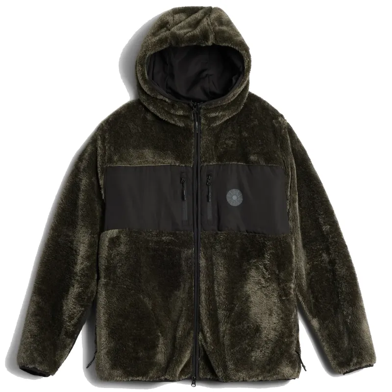 AUTUMN HIGH PILE HOODED FLEECE