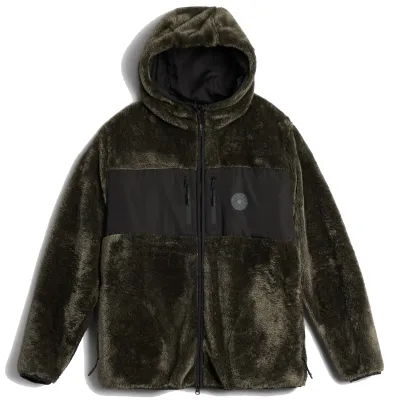 AUTUMN HIGH PILE HOODED FLEECE